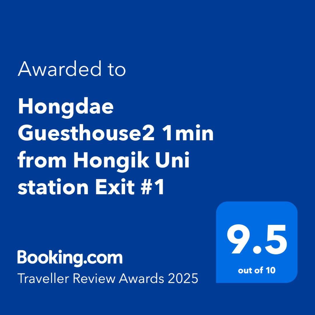 Hongdae Guesthouse2 1Min From Hongik Uni Station Exit #1 Seul Dış mekan fotoğraf